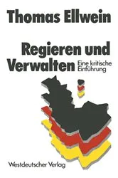 Book cover of Regieren und Verwalten by Thomas Ellwein