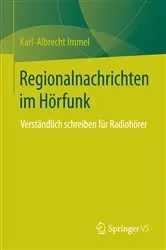 Book cover of Regionalnachrichten im Hörfunk by Karl-Albrecht Immel