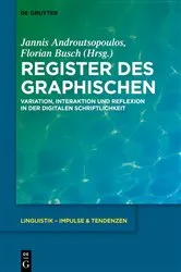 Book cover of Register des Graphischen by Jannis Androutsopoulos