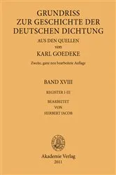 Book cover of Register I-III by Karl Goedeke