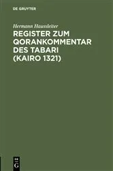 Book cover of Register zum Qorankommentar des Tabari (Kairo 1321) by Hermann Haussleiter