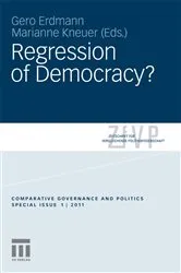 Book cover of Regression of Democracy? by Gero Erdmann