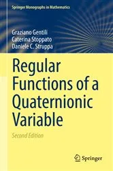 Book cover of Regular Functions of a Quaternionic Variable (2nd ed.) by Unknown