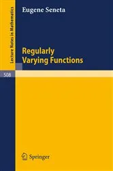 Book cover of Regularly Varying Functions by Unknown