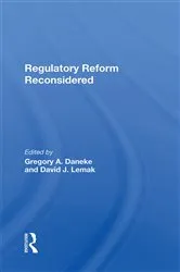 Book cover of Regulatory Reform Reconsidered by Gregory A Daneke