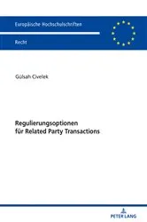 Book cover of Regulierungsoptionen fuer Related Party Transactions by Gülsah Civelek