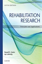 Book cover of Rehabilitation Research (5th ed.) by Carter EdD, PT, Russell
