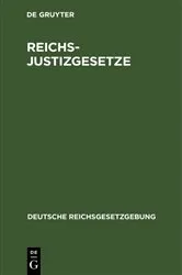 Book cover of Reichs-Justizgesetze by Unknown