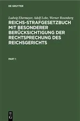 Book cover of Reichs-Strafgesetzbuch mit besonderer Berücksichtigung der Rechtsprechung des Reichsgerichts (3rd ed.) by Unknown