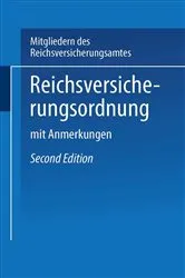 Book cover of Reichs-Versicherungsordnung (2nd ed.) by Unknown