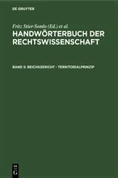 Book cover of Reichsgericht - Territorialprinzip by Fritz Stier-Somlo