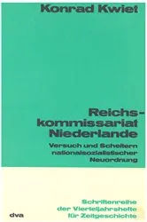 Book cover of Reichskommissariat Niederlande by Konrad Kwiet