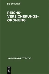 Book cover of Reichsversicherungsordnung by F. Caspar