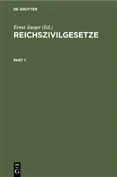 Book cover of Reichszivilgesetze (4th ed.) by Unknown