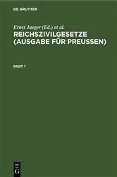 Book cover of Reichszivilgesetze (Ausgabe für Preußen) (3rd ed.) by Unknown
