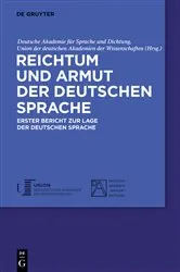 Book cover of Reichtum und Armut der deutschen Sprache by Deutsche Akademie für Sprache und Dichtung