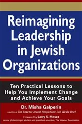 Book cover of Reimagining Leadership in Jewish Organizations by Dr. Misha Galperin