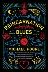 Book cover of Reincarnation Blues by Michael Poore