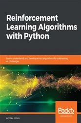 Book cover of Reinforcement Learning Algorithms with Python by Andrea Lonza