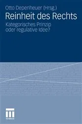 Book cover of Reinheit des Rechts by Otto Depenheuer
