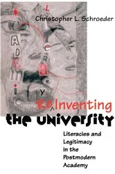 Book cover of Reinventing The University by Christopher Schroeder