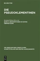 Book cover of Rekognitionen in Rufins Übersetzung (2nd ed.) by Bernhard Rehm