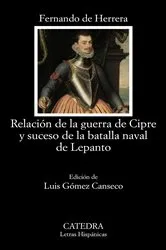 Book cover of Relación de la guerra de Cipre y suceso de la batalla naval de Lepanto by Fernando de Herrera