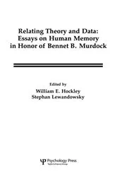 Book cover of Relating Theory and Data by William E. Hockley