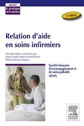 Book cover of Relation d'aide en soins infirmiers (3rd ed.) by SFAP (Société française d'accompagnement