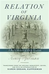 Book cover of Relation of Virginia by Henry Spelman