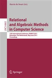 Book cover of Relational and Algebraic Methods in Computer Science by Harrie de Swart