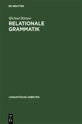 Book cover of Relationale Grammatik by Unknown