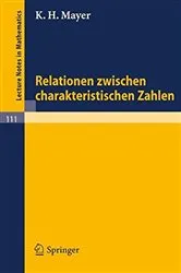 Book cover of Relationen zwischen charakteristischen Zahlen by Unknown