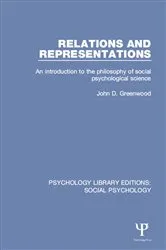 Book cover of Relations and Representations by John D. Greenwood