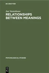 Book cover of Relationships between meanings by Jan Vastenhouw