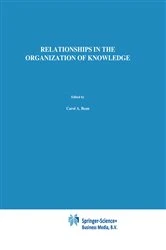 Book cover of Relationships in the Organization of Knowledge by A. Bean