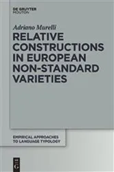 Book cover of Relative Constructions in European Non-Standard Varieties by Unknown