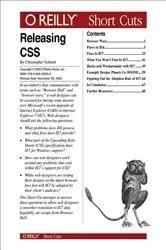 Book cover of Releasing CSS by Christopher Schmitt