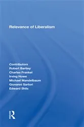 Book cover of Relevance Of Liberalism by Zbigniew Brzezinski
