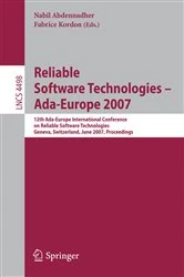 Book cover of Reliable Software Technologies - Ada-Europe 2007 by Nabil Abdennahder