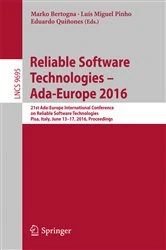Book cover of Reliable Software Technologies – Ada-Europe 2016 by Marko Bertogna