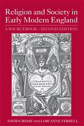 Book cover of Religion and Society in Early Modern England (2nd ed.) by David Cressy