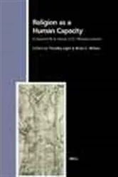 Book cover of Religion as a human capacity by T. Light
