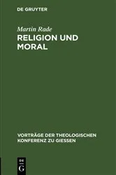 Book cover of Religion und Moral by Martin Rade