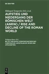 Book cover of Religion (Vorkonstantinisches Christentum: Apostolische Väter und Apologeten) by Wolfgang Haase