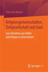 Book cover of Religionsgemeinschaften, Zivilgesellschaft und Staat by Klaus von Beyme
