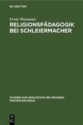 Book cover of Religionspädagogik bei Schleiermacher by Erwin Wissmann