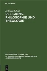 Book cover of Religionsphilosophie und Theologie by Erdmann Schott