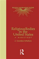 Book cover of Religious Bodies in the U.S. by J. Gordon Melton