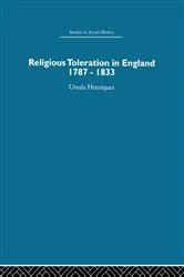 Book cover of Religious Toleration in England by Ursula Henriques